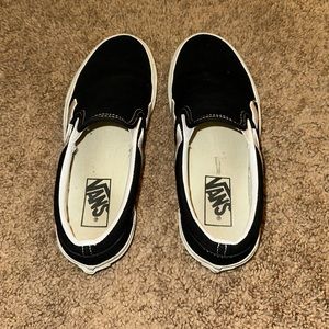 Black Slip on Vans Size 7 - 721278
